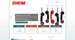 Desktop Screenshot of eheim.com